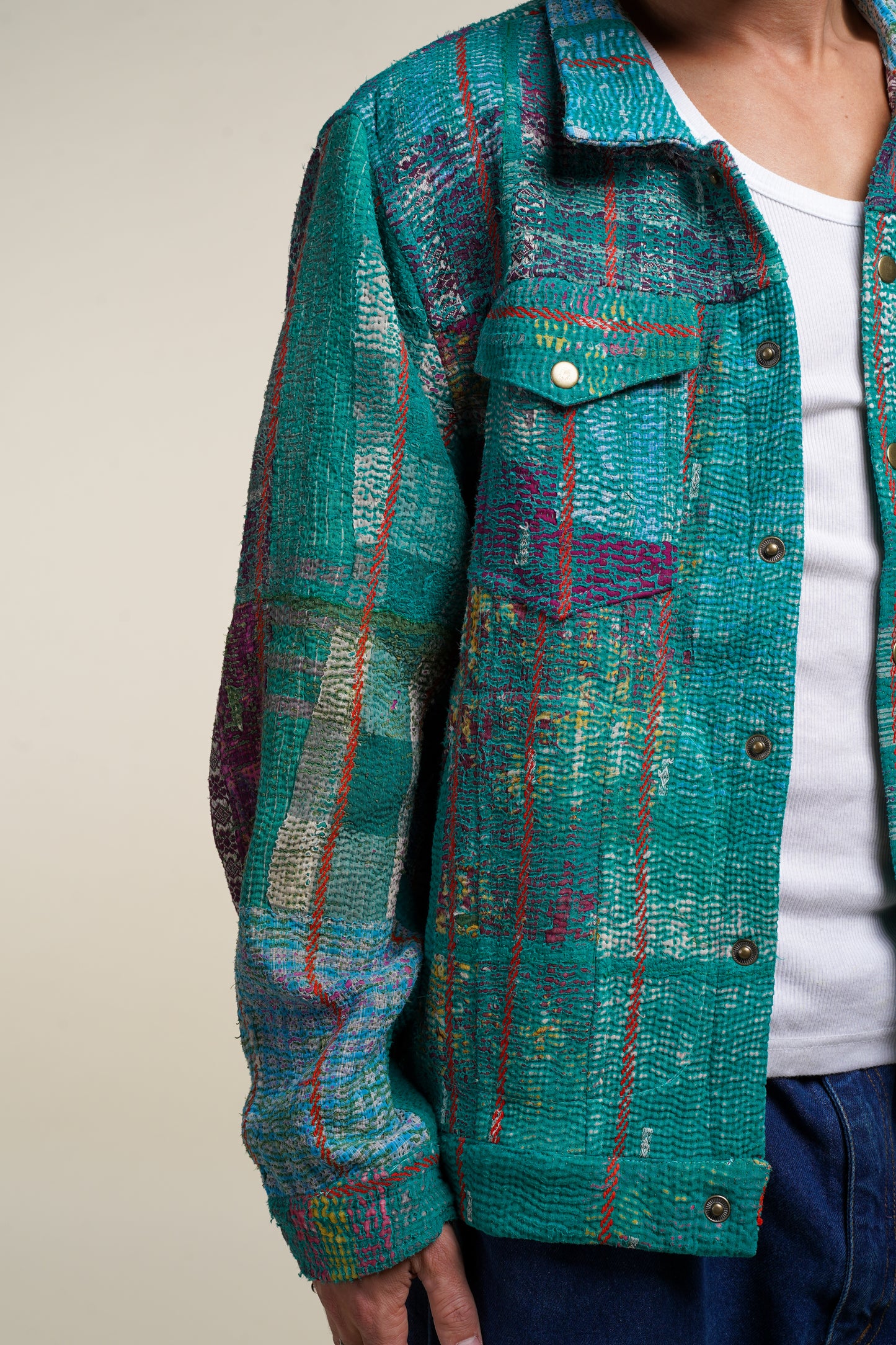 KANTHA DENIM JACKET 14