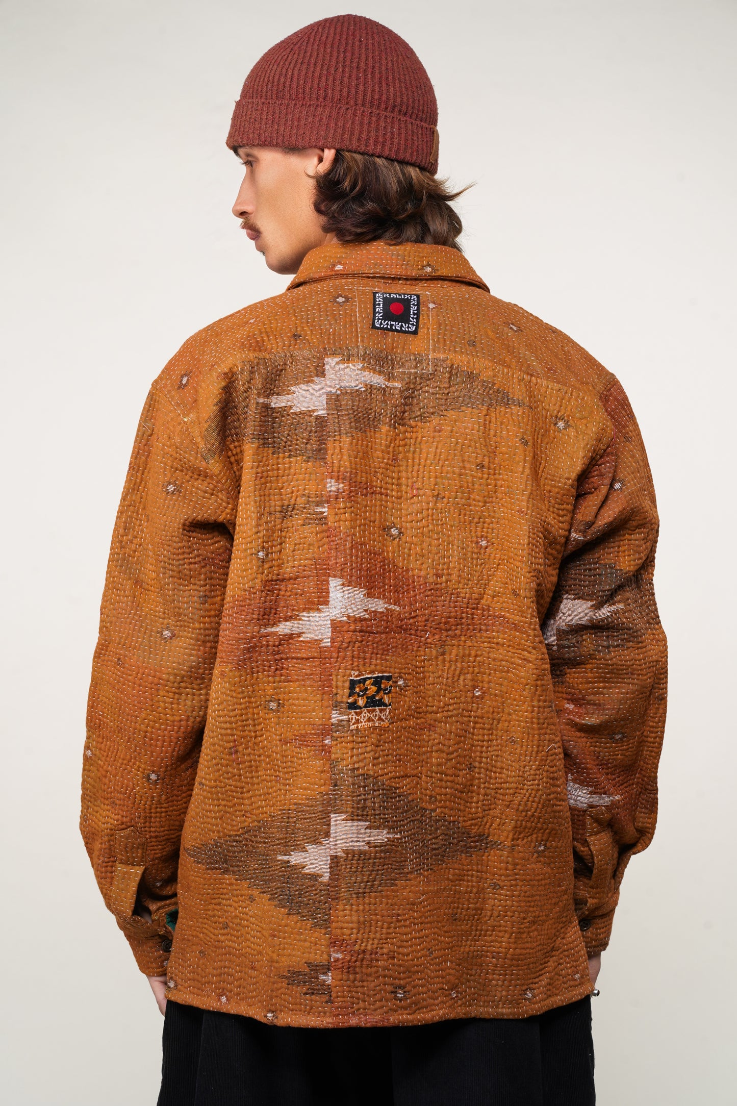 REVERSIBLE KANTHA OVERSHIRT 2