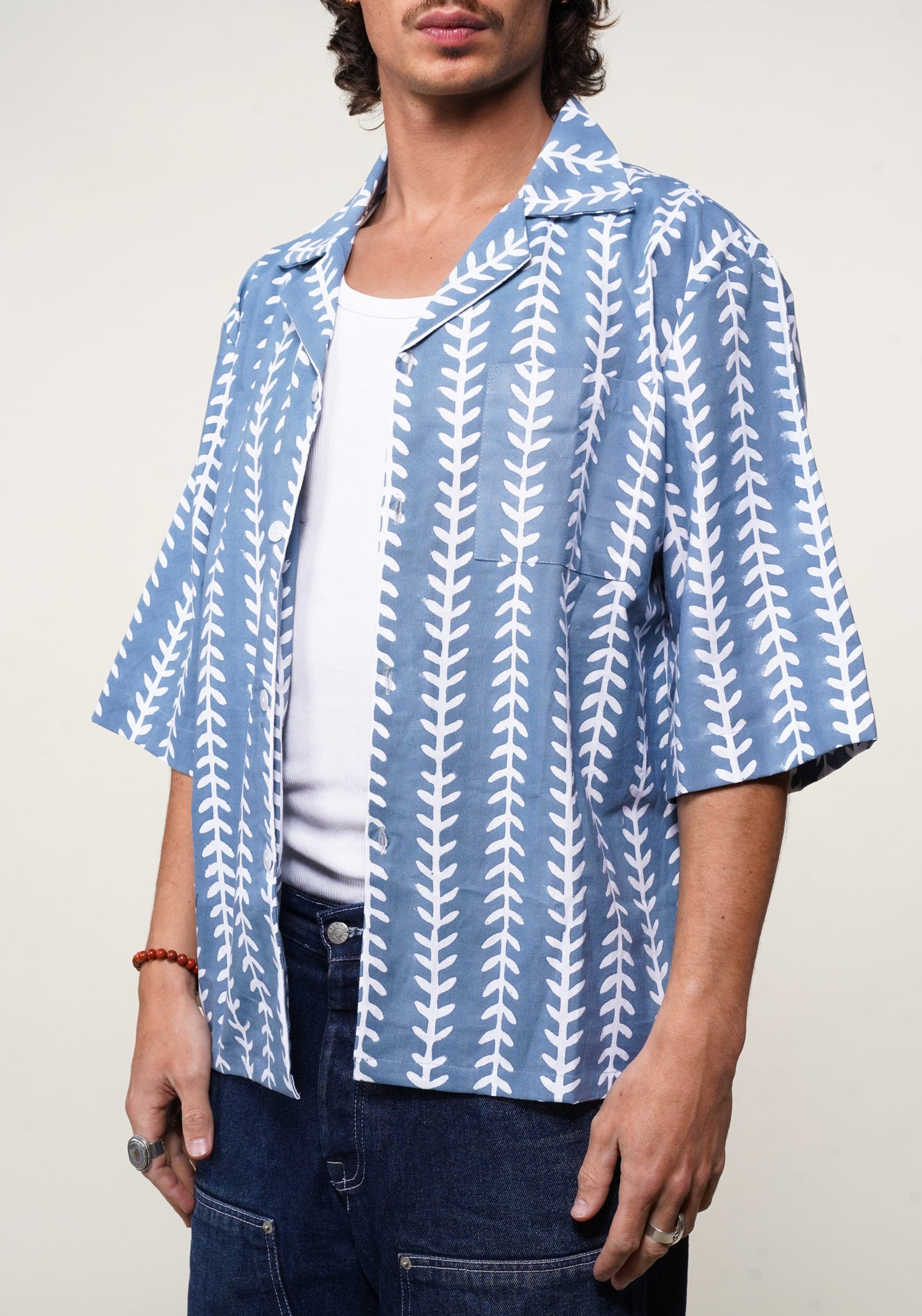 CHEMISE BLOCK PRINT OVERSIZE