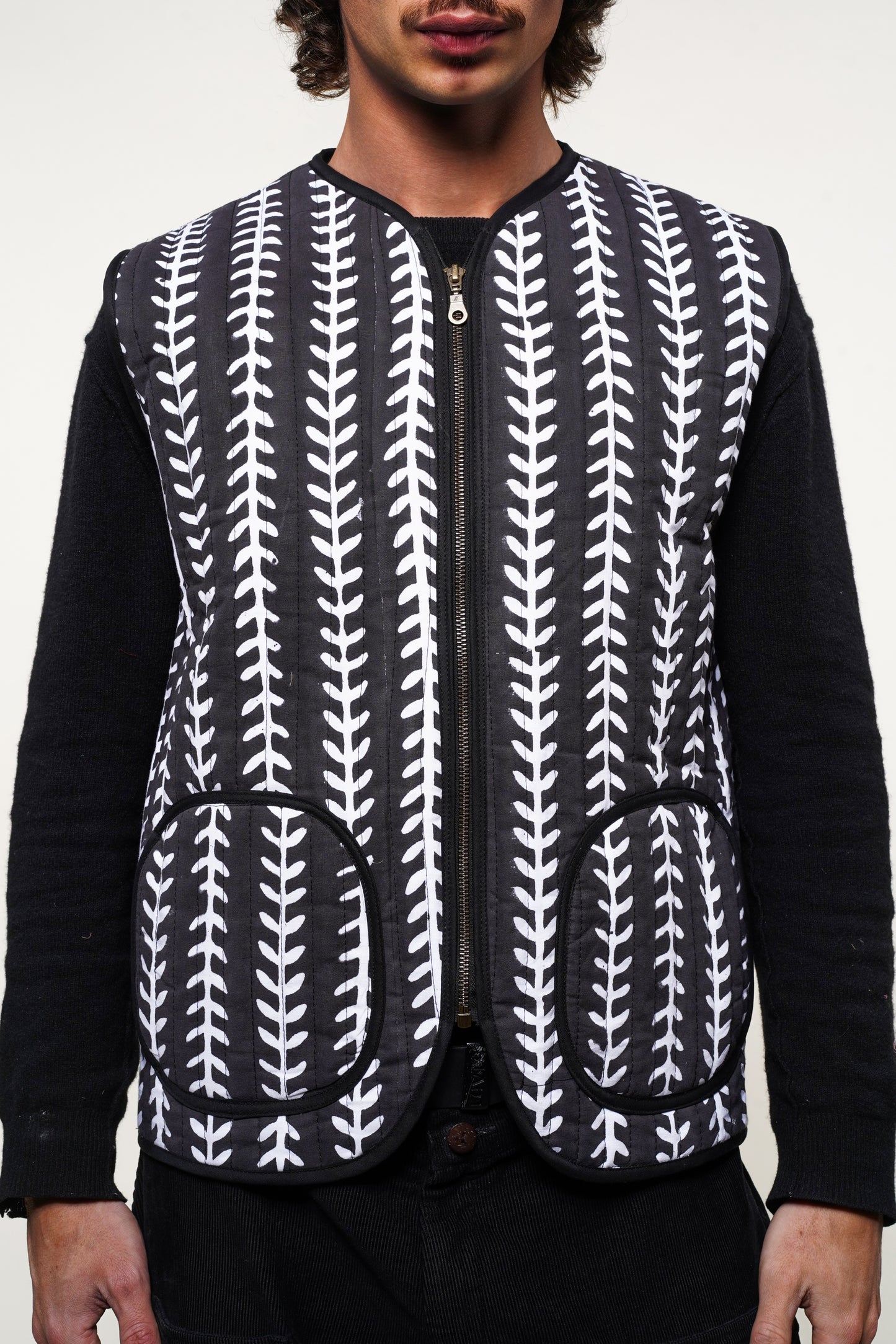 GILET MATELASSÉ MATISSE NOIR