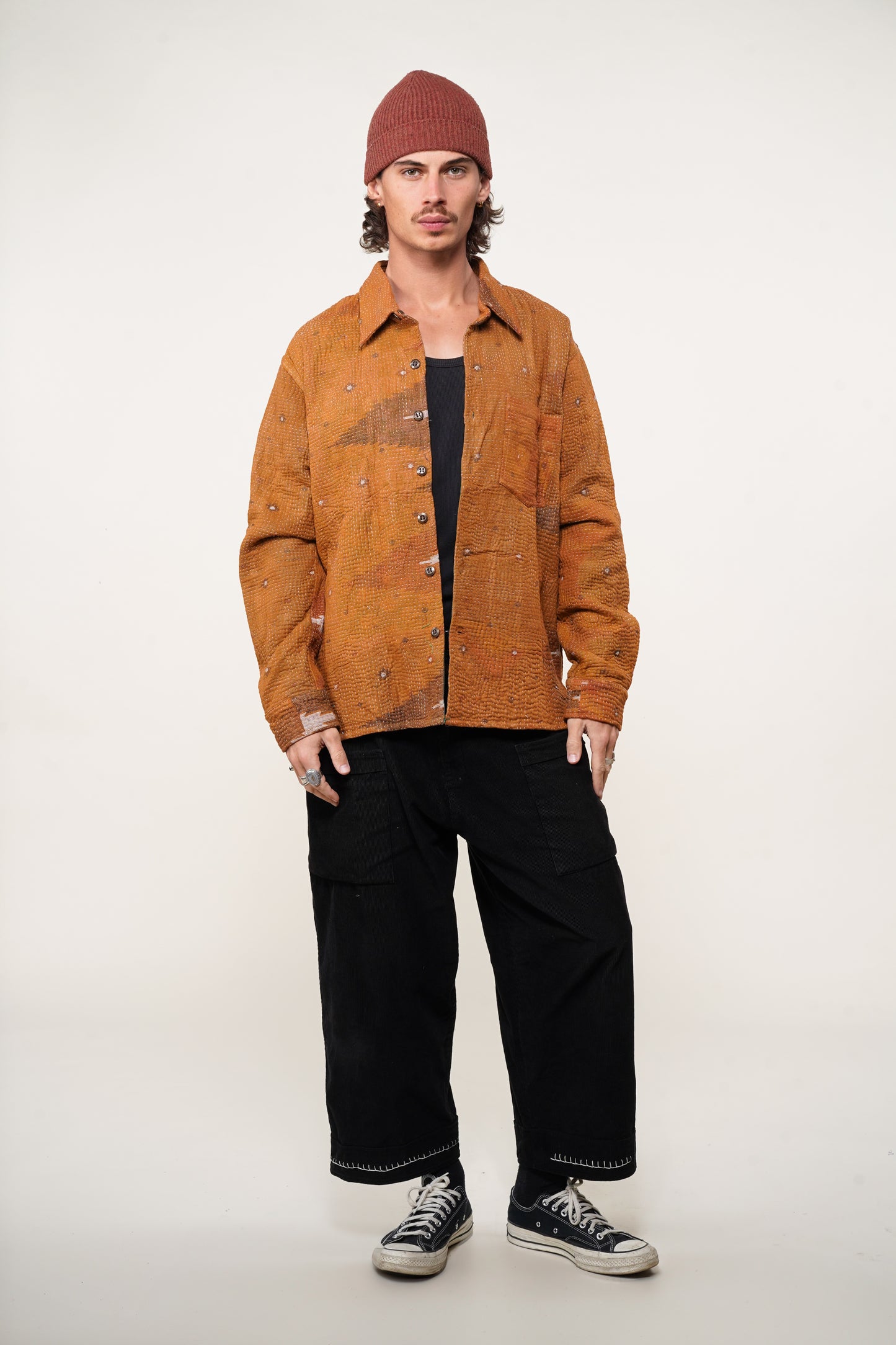 REVERSIBLE KANTHA OVERSHIRT 2