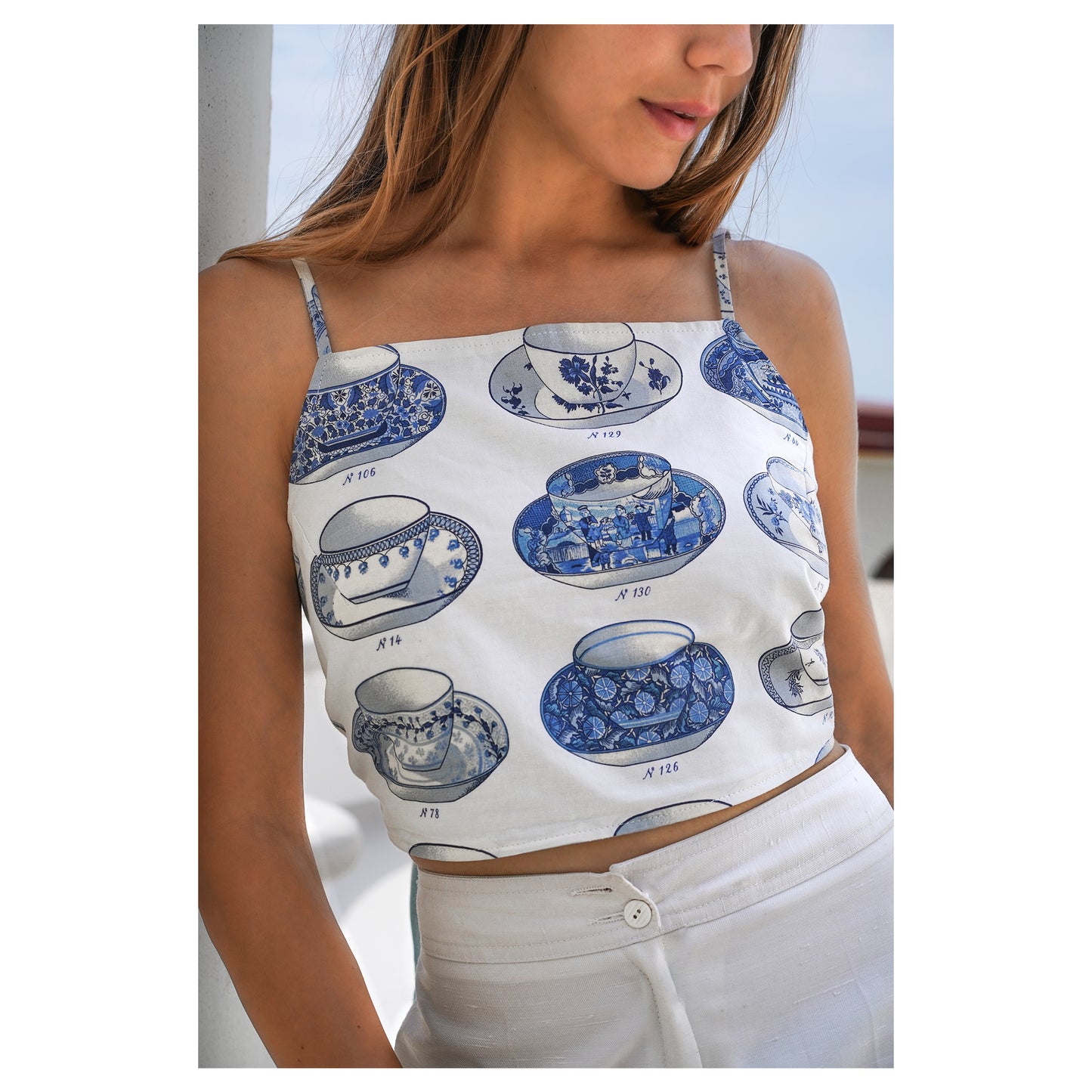 CROP TOP PORCELAINE