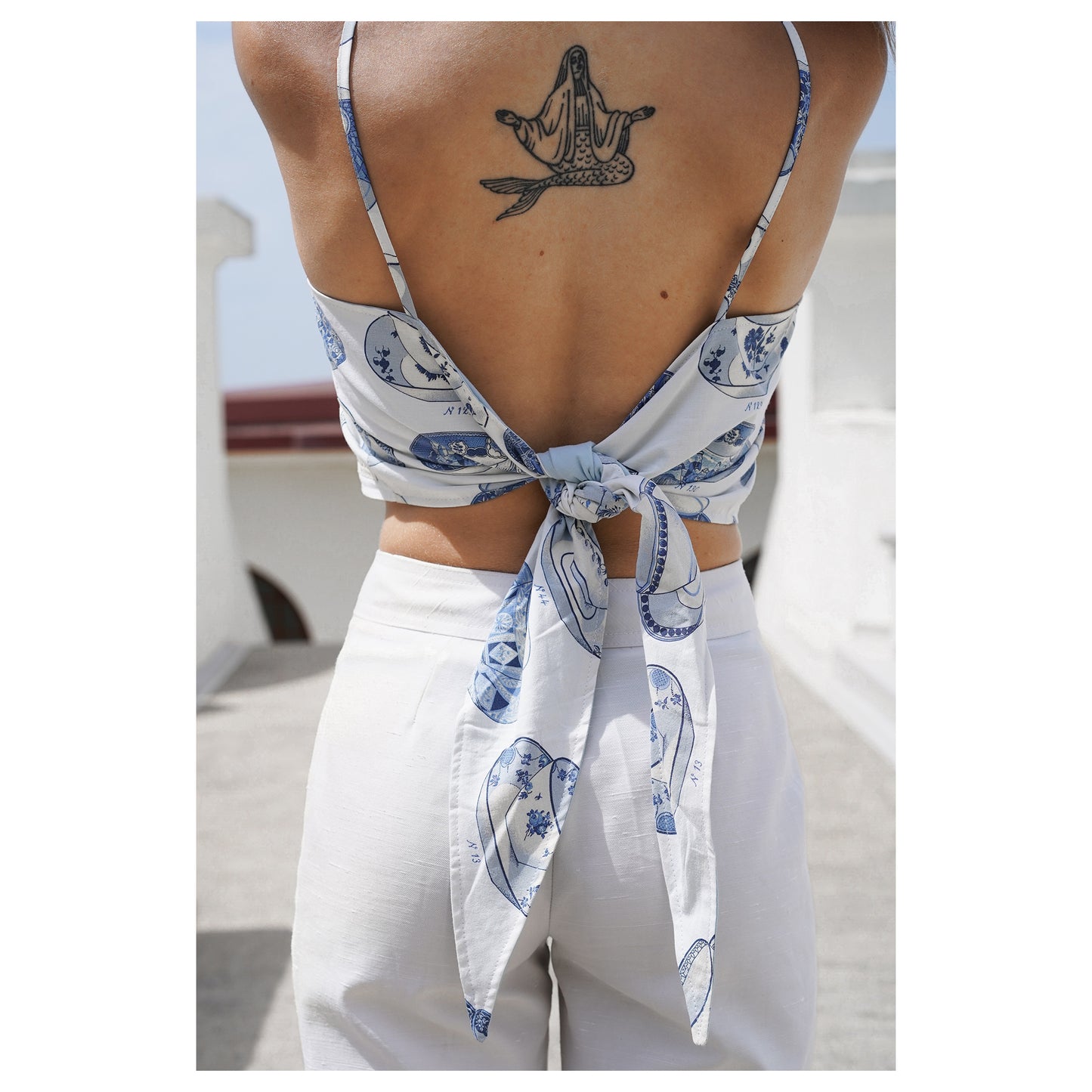 CROP TOP PORCELAINE