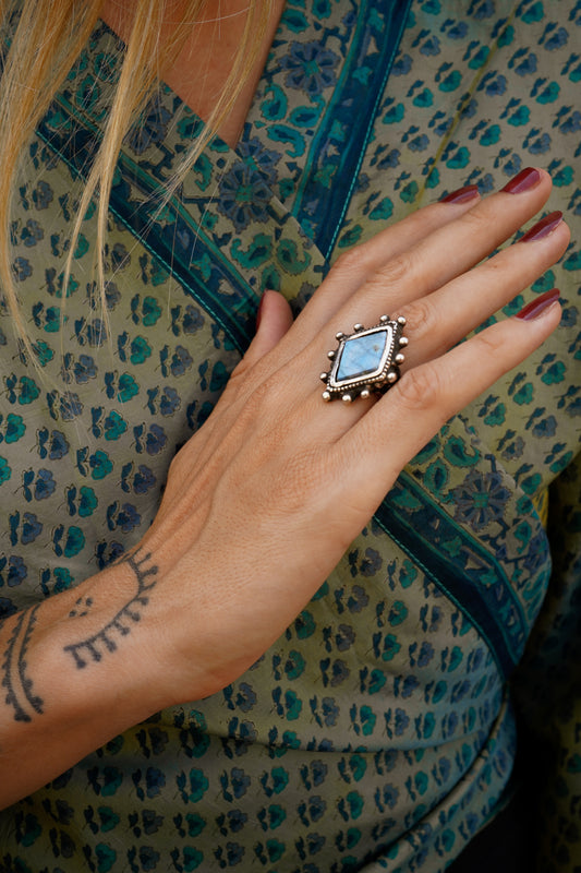 Bague "Rani" – Labradorite