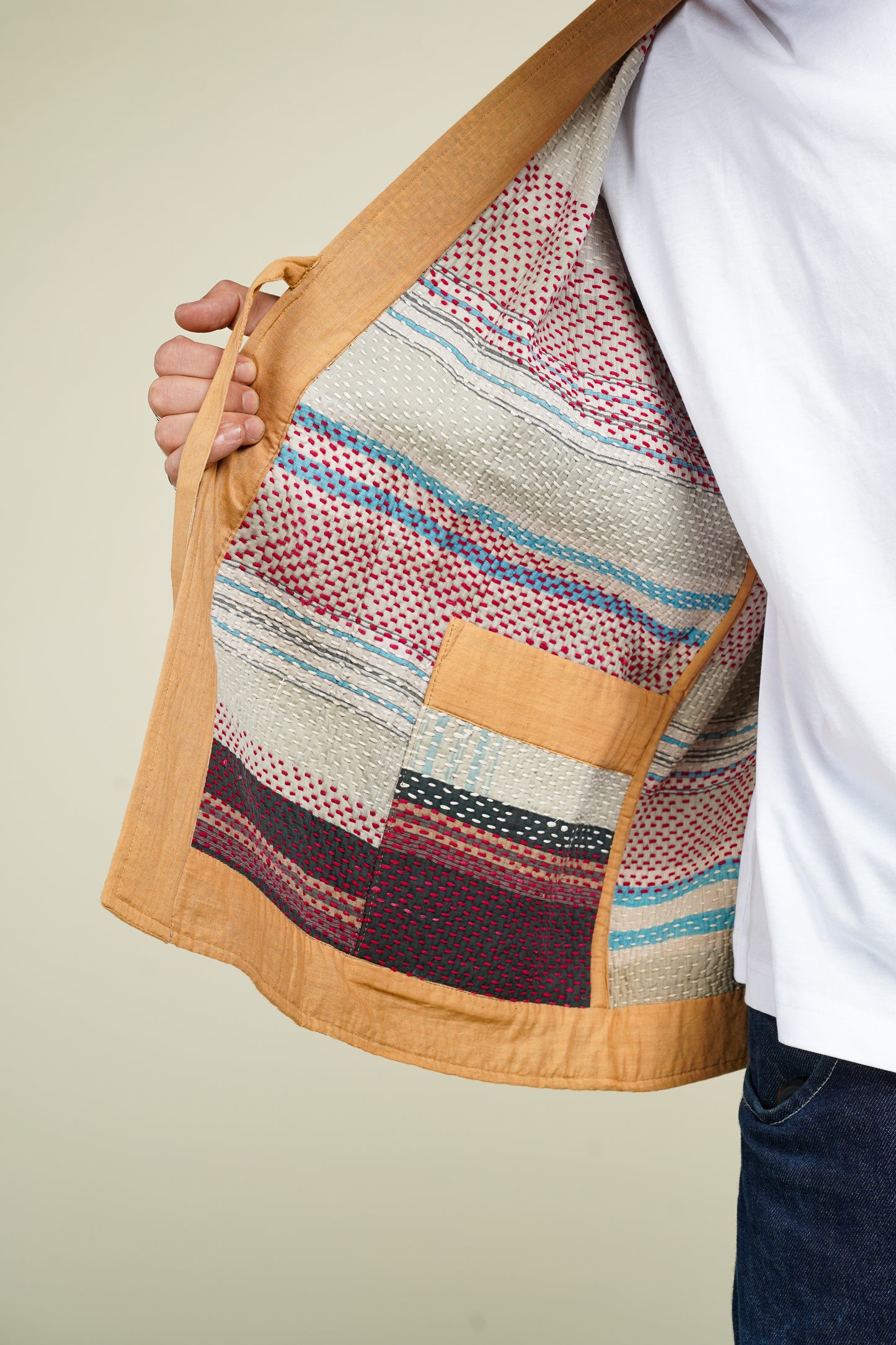 13. KIMONO KANTHA REVERSIBLE L/XL