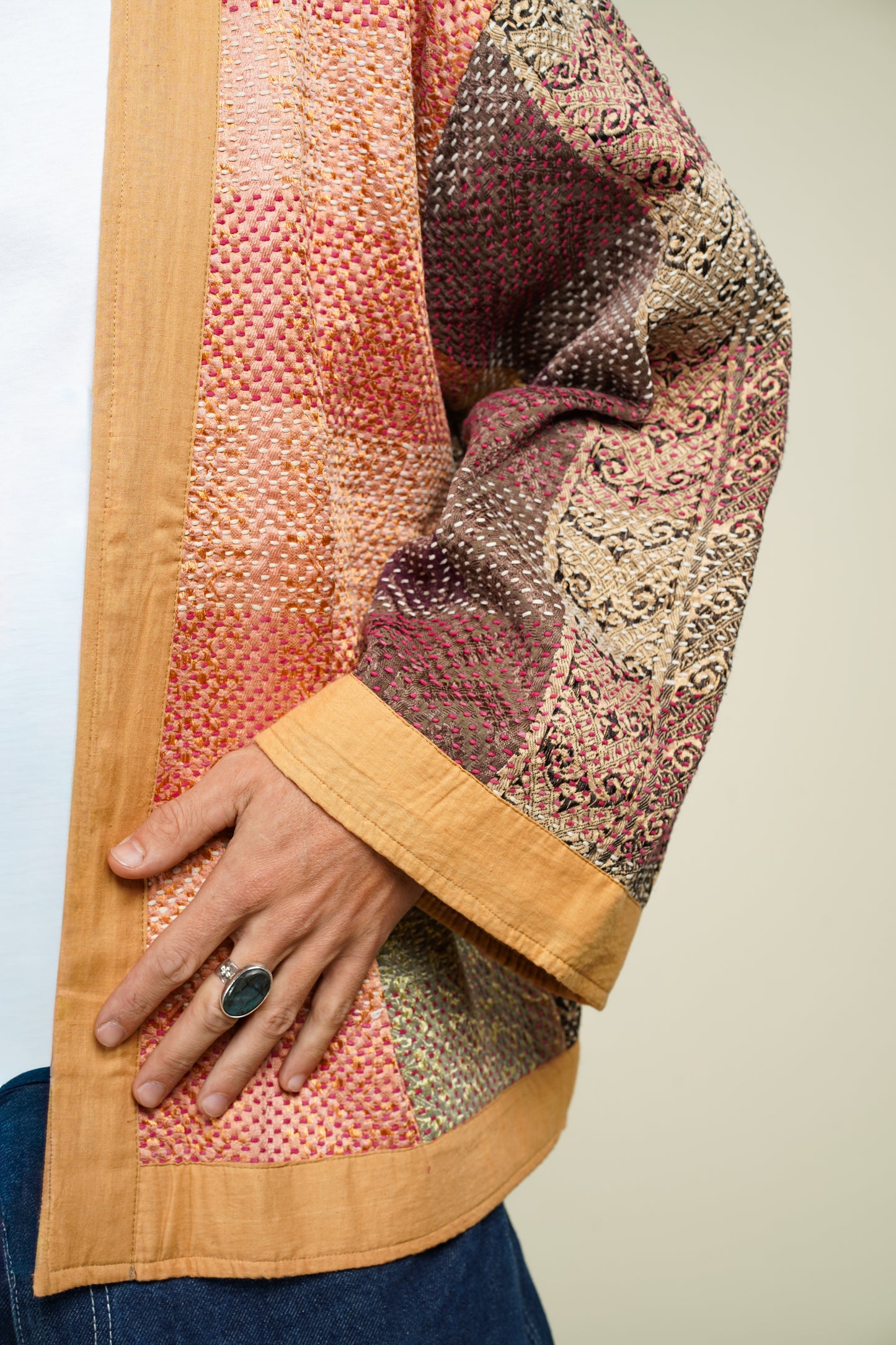 13. KIMONO KANTHA REVERSIBLE L/XL