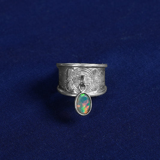 Bague "Envolée" – Opale