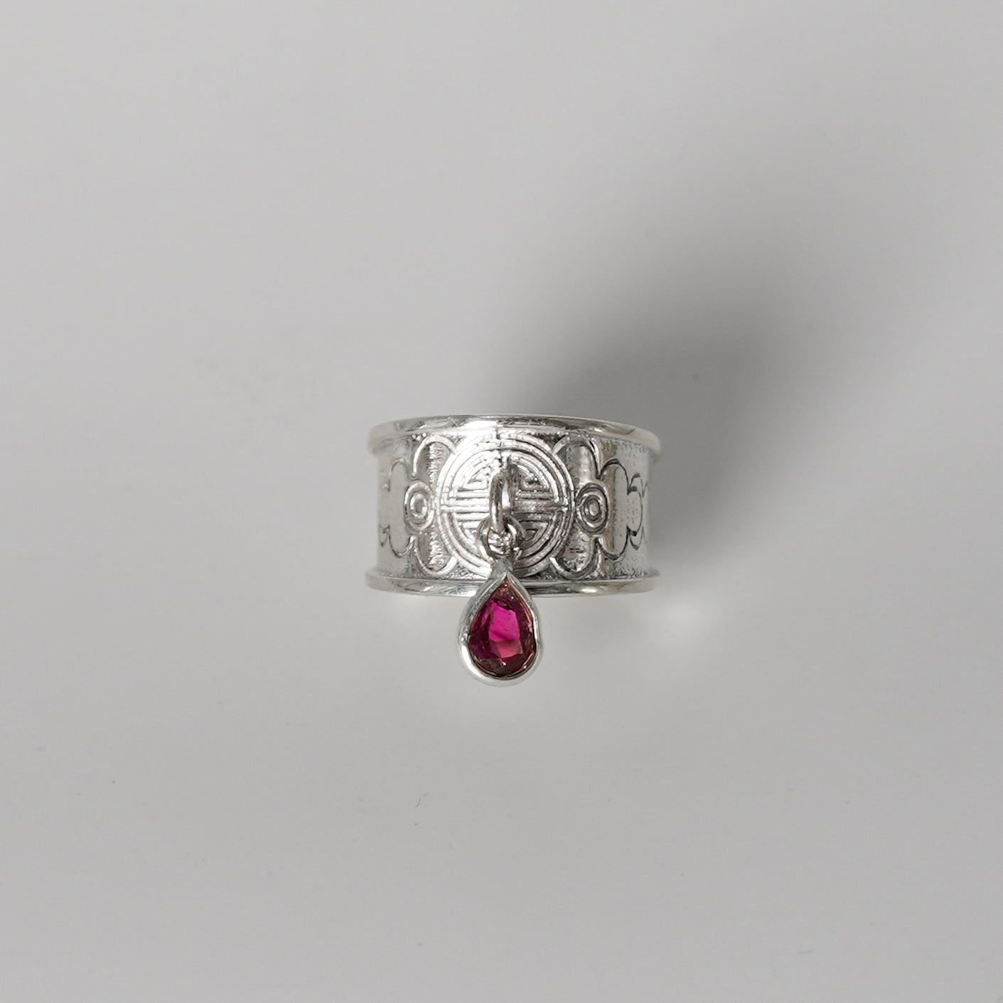 Bague "Envolée" – Tourmaline Rose