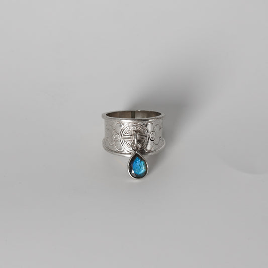 Bague "Envolée" – Labradorite