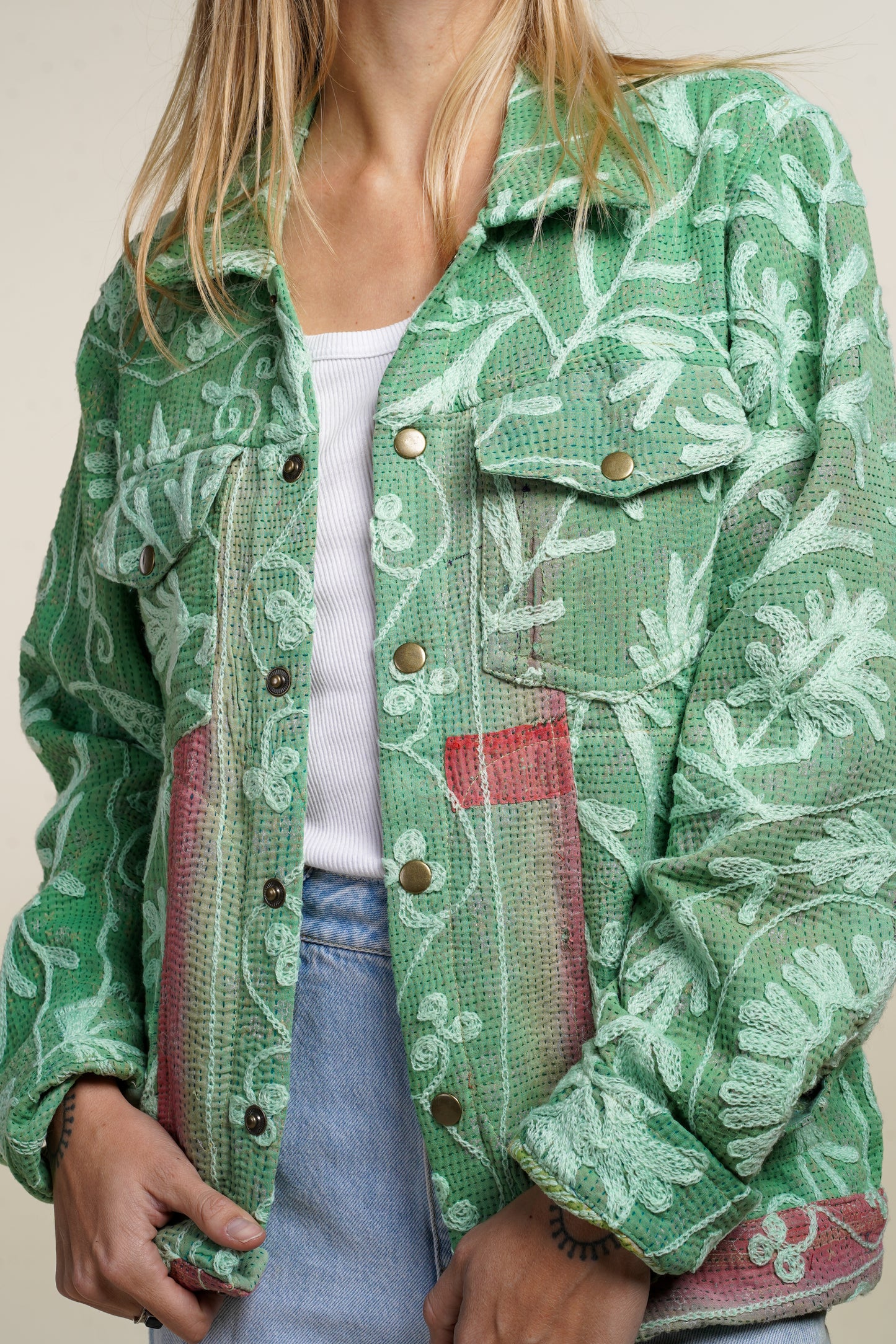 KANTHA DENIM JACKET 6