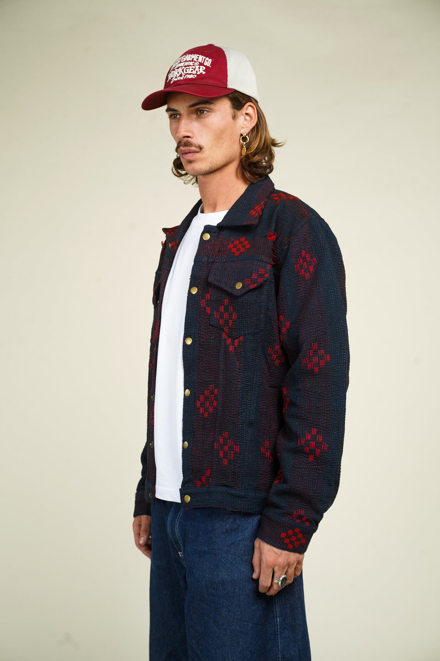 12. KANTHA DENIM JACKET L