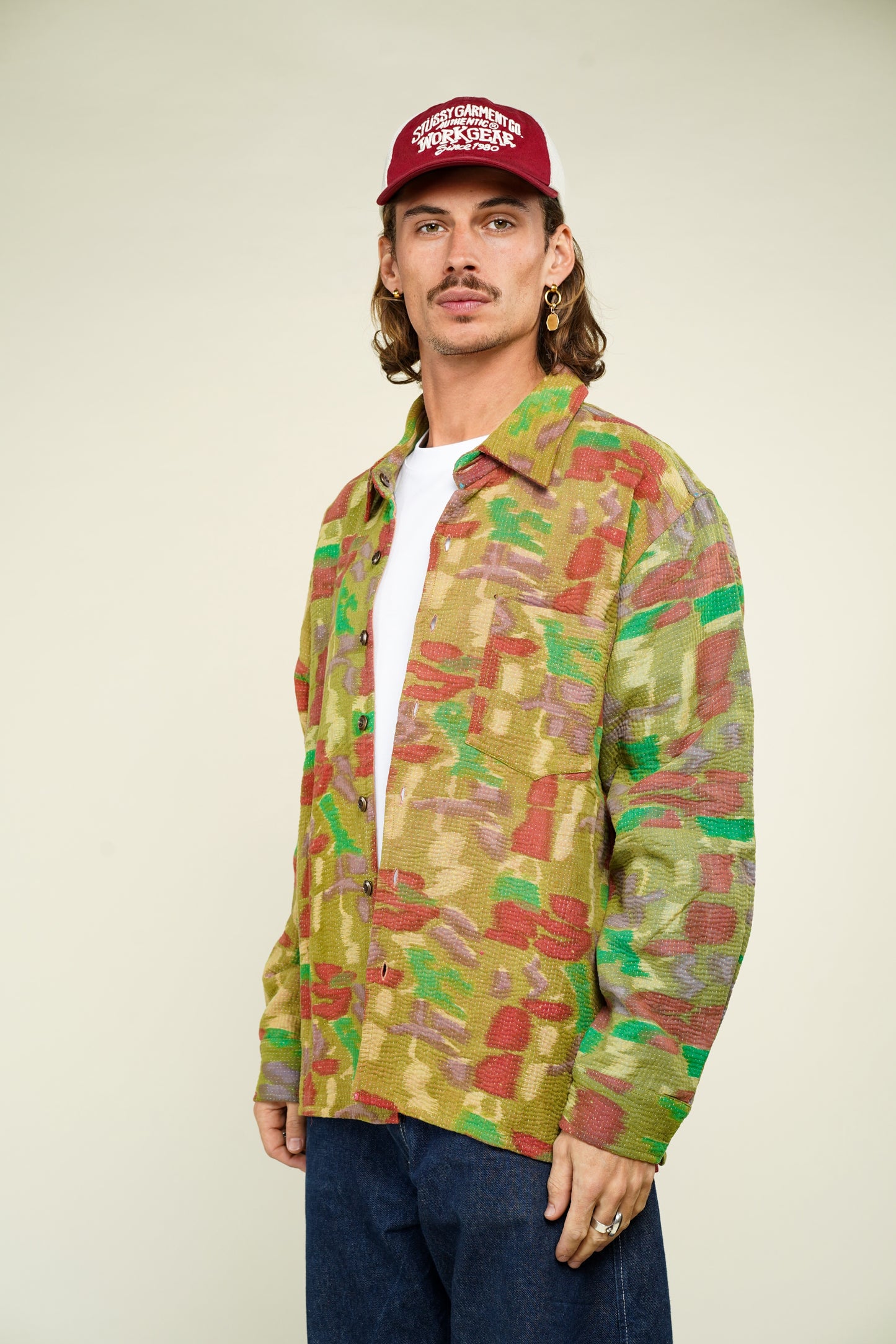 REVERSIBLE KANTHA OVERSHIRT 6