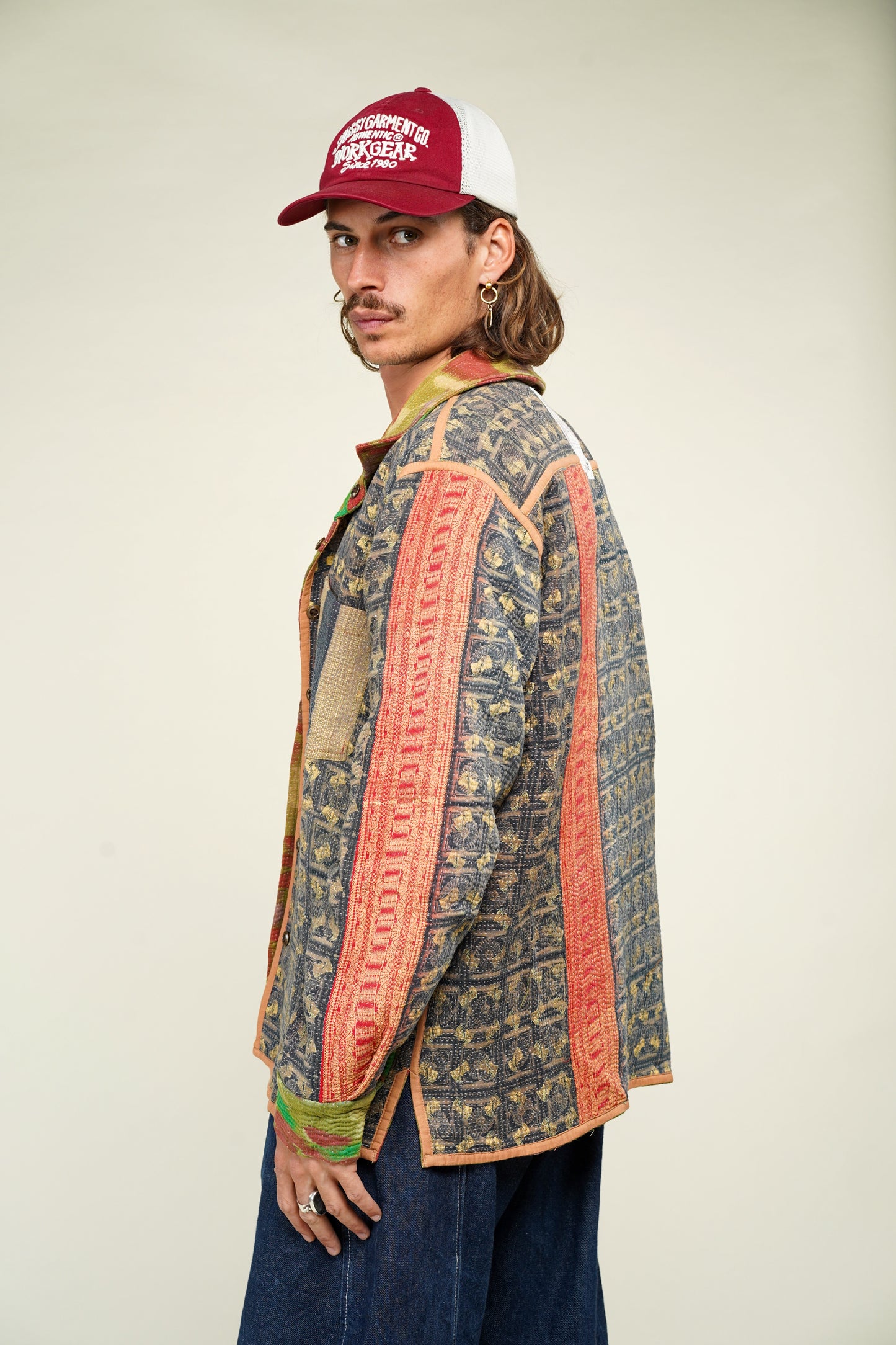 REVERSIBLE KANTHA OVERSHIRT 6