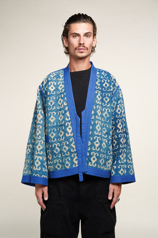 4. KIMONO KANTHA REVERSIBLE INDIGO M/L
