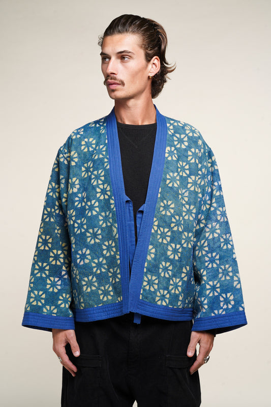 4. KIMONO KANTHA REVERSIBLE INDIGO M/L