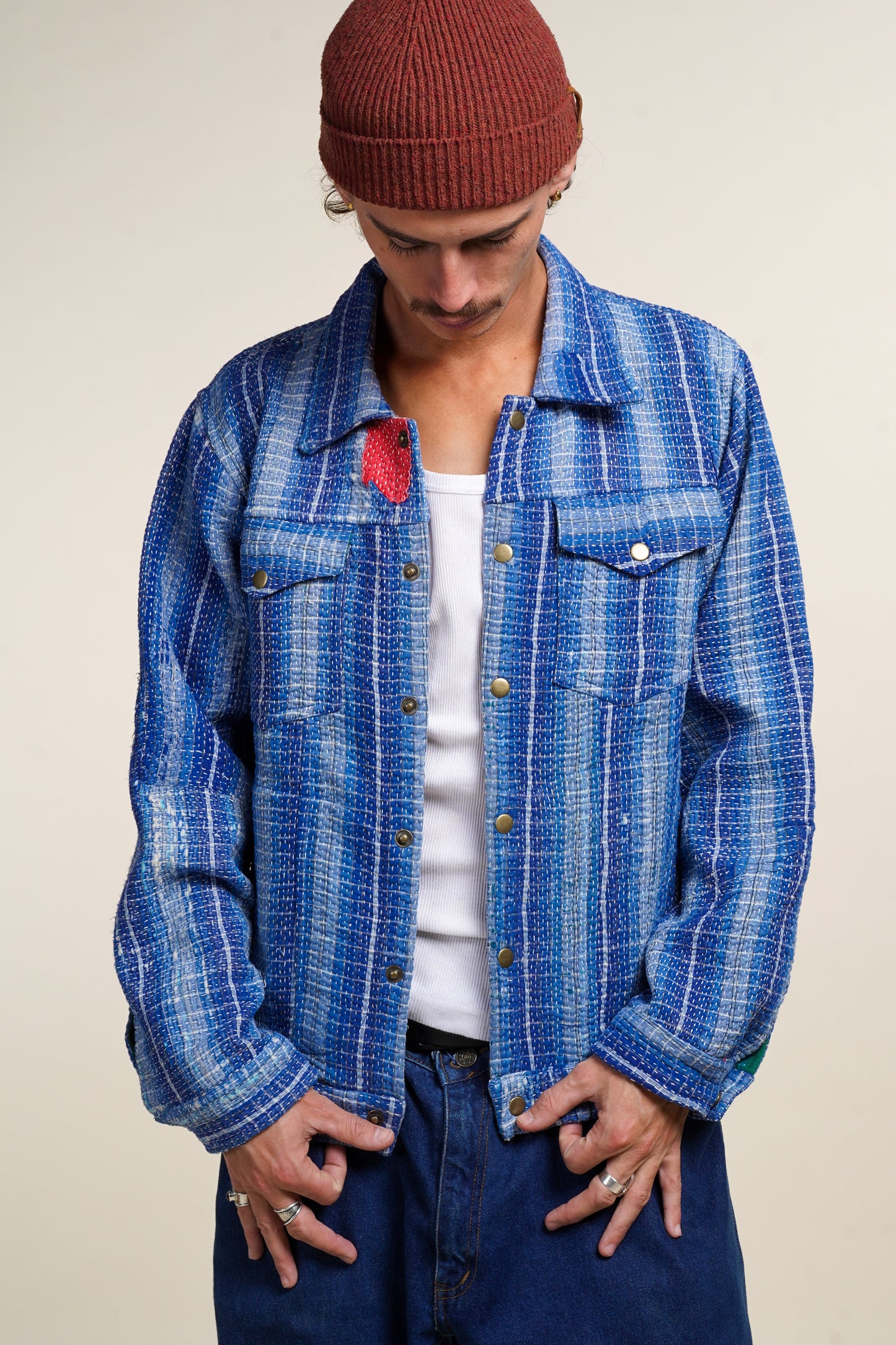 KANTHA DENIM JACKET 15