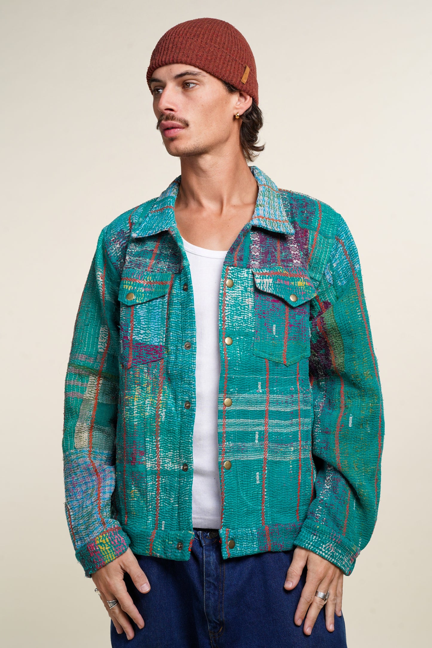 KANTHA DENIM JACKET 14