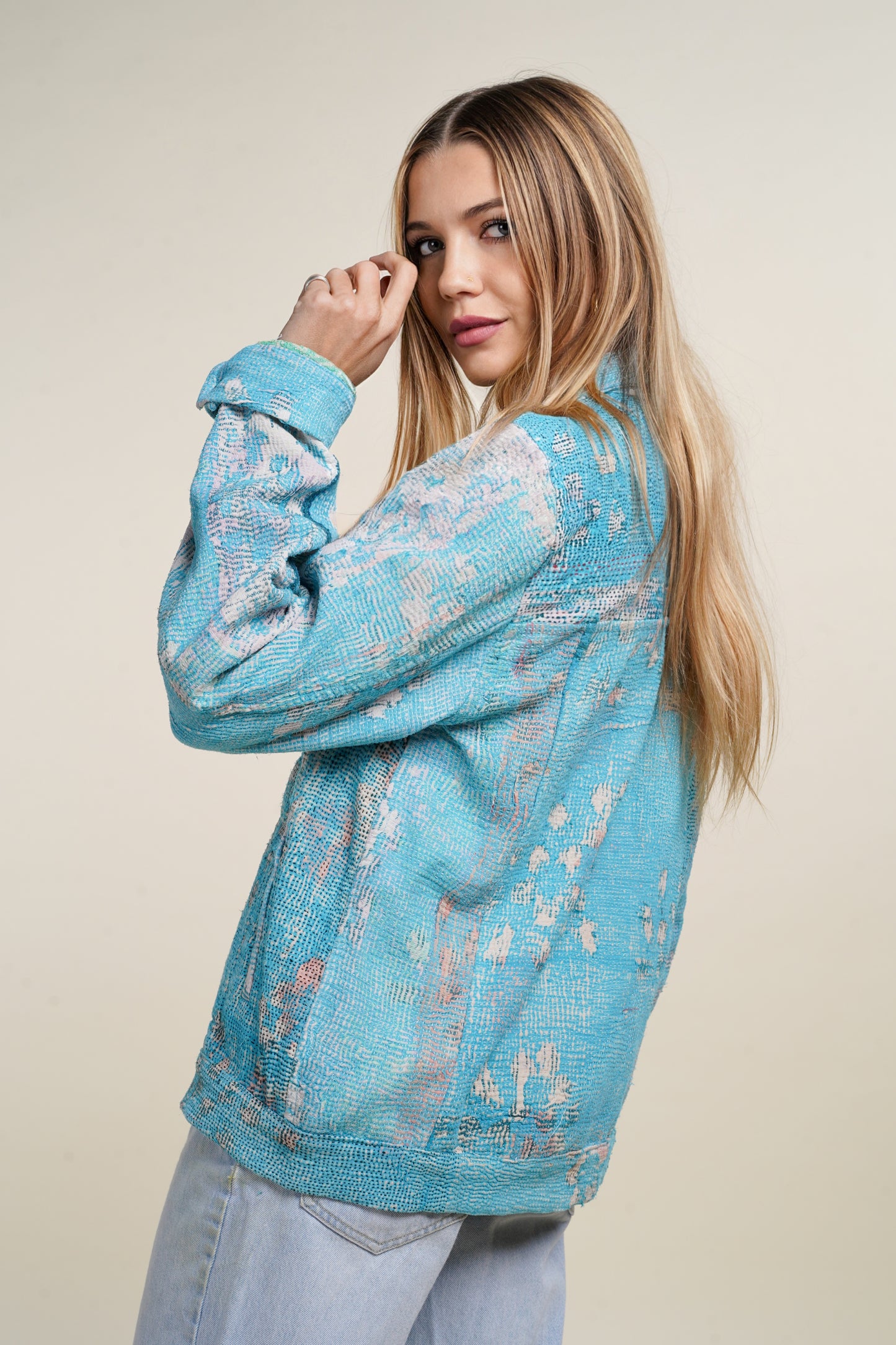KANTHA DENIM JACKET 4