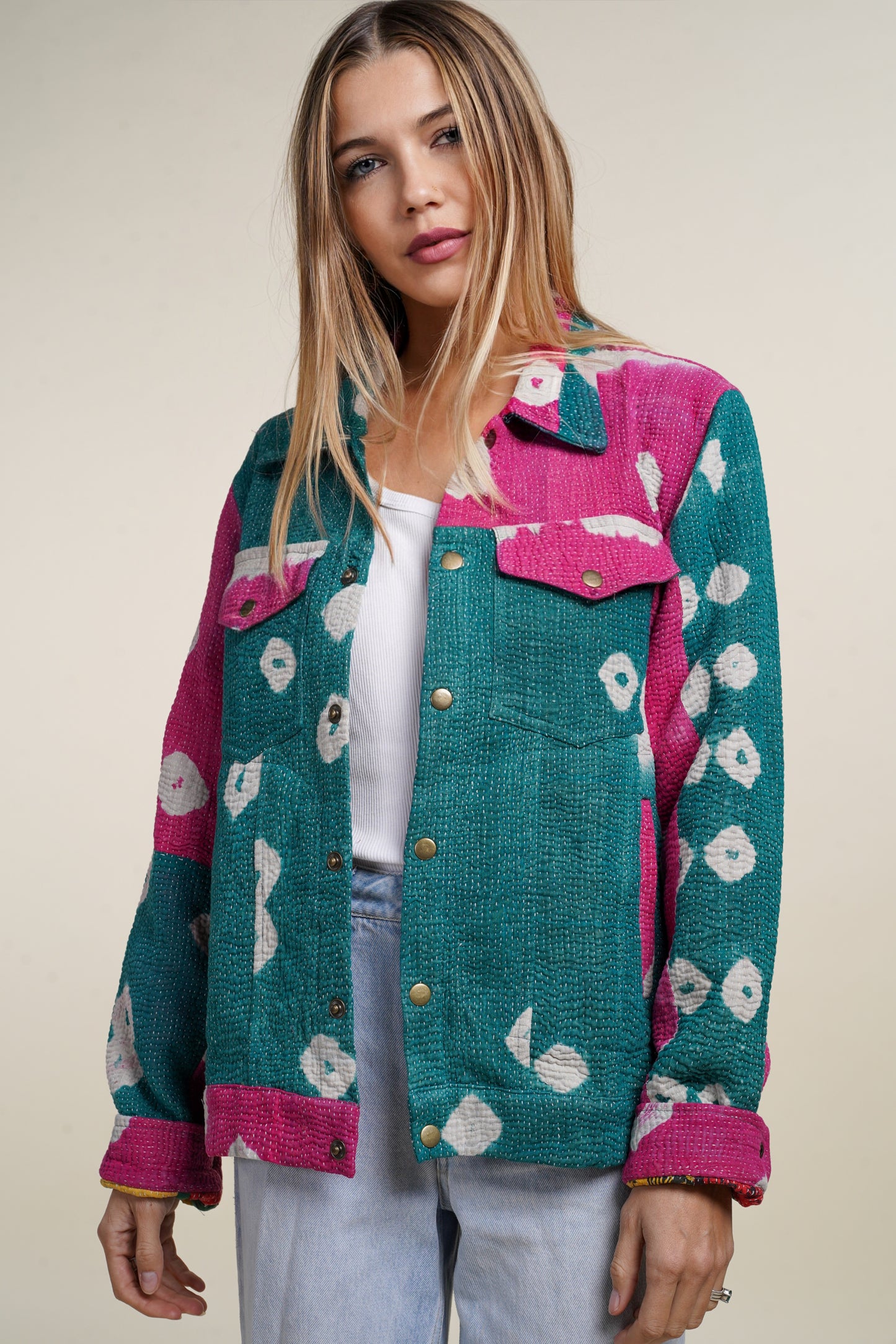 1. KANTHA DENIM JACKET S
