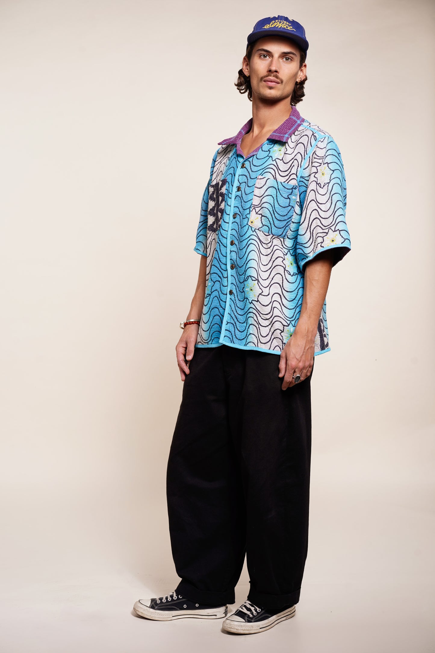 7. KANTHA SHIRT REVERSIBLE M