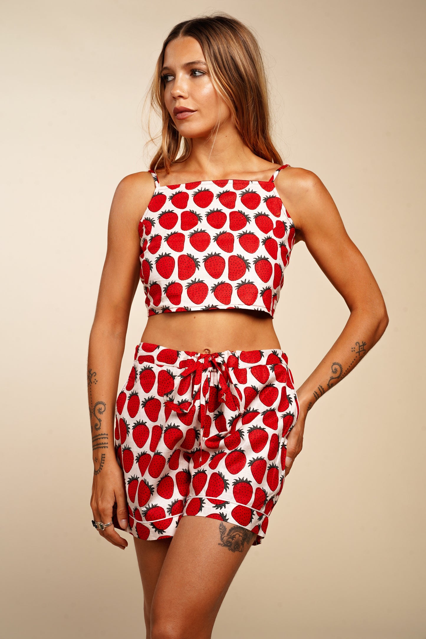 CROP TOP FRAISE