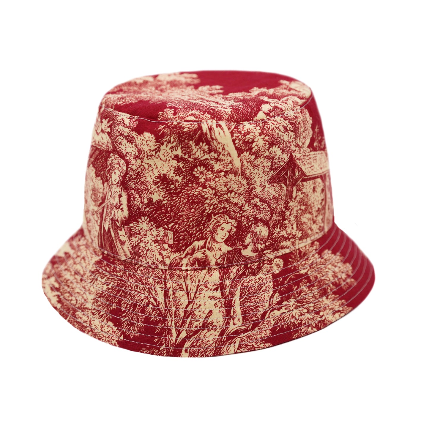 BOB TOILE DE JOUY PASTORALE ROUGE