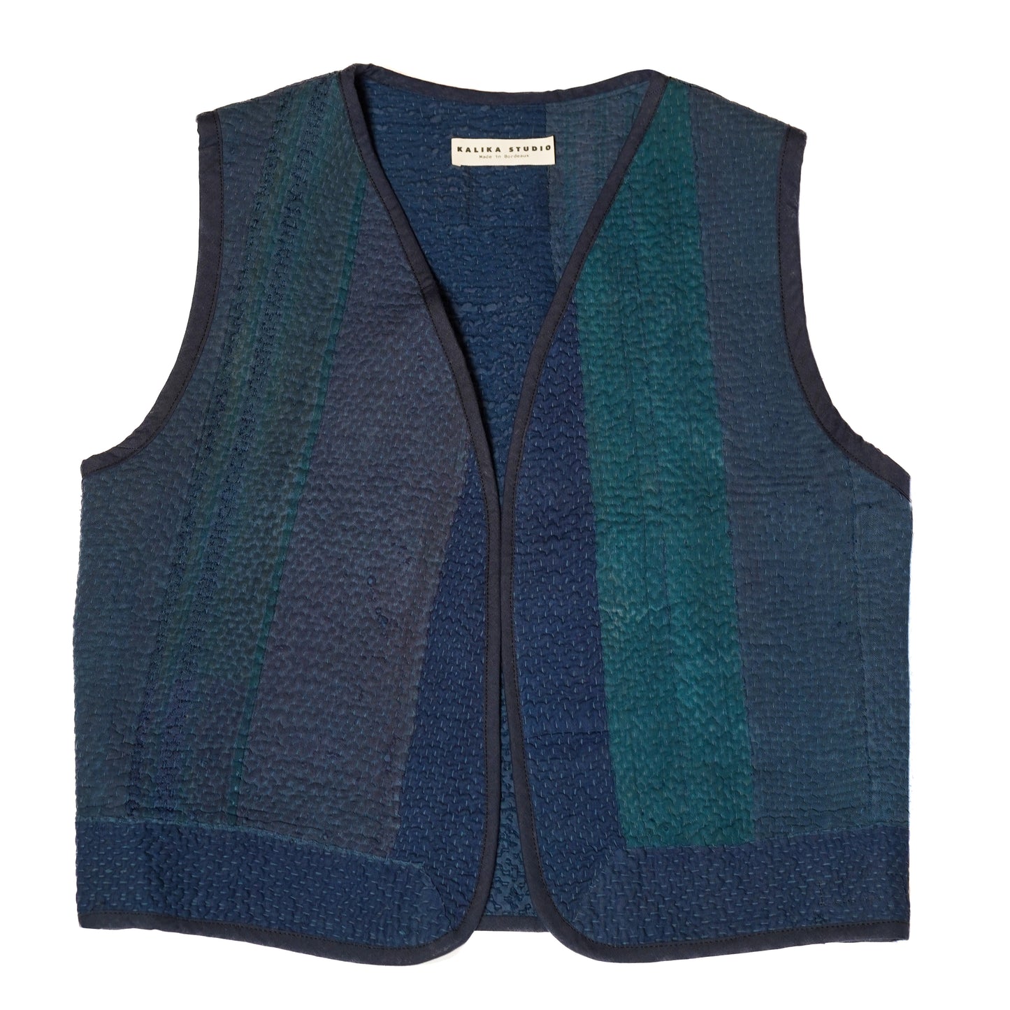 INDIGO KANTHA VEST