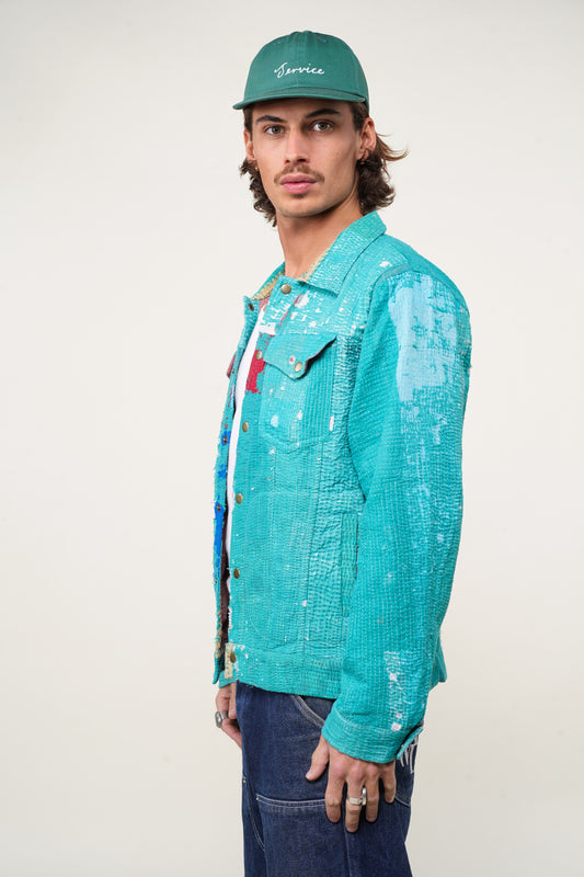 10. KANTHA DENIM JACKET M