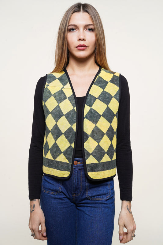 GILET EN KANTHA 1