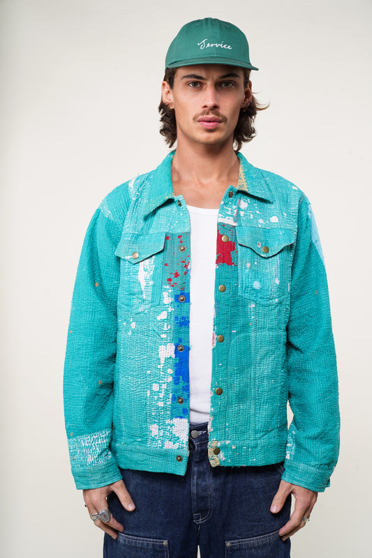 10. KANTHA DENIM JACKET M