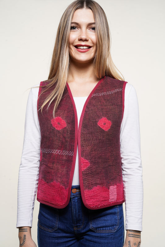 GILET EN KANTHA 2