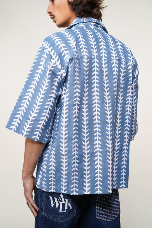 CHEMISE BLOCK PRINT OVERSIZE