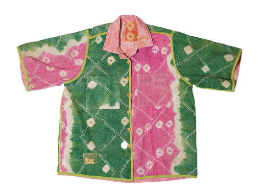 WATERMELON REVERSIBLE KANTHA SHIRT