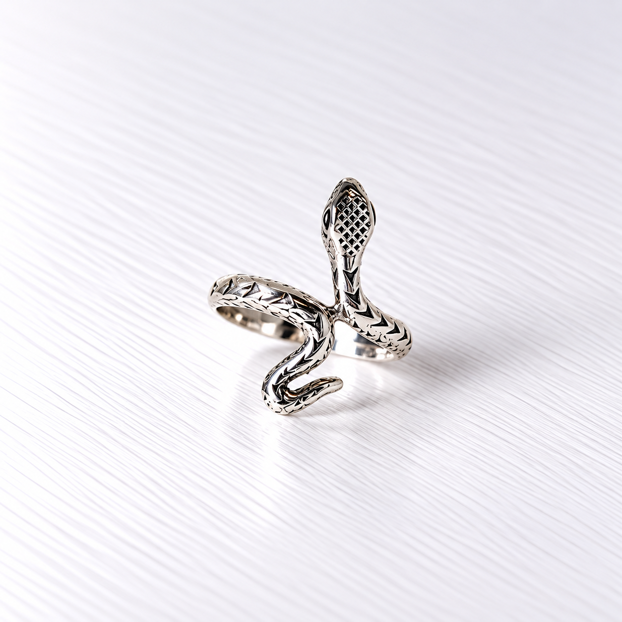 SNAKE 2 — Bague en argent 925