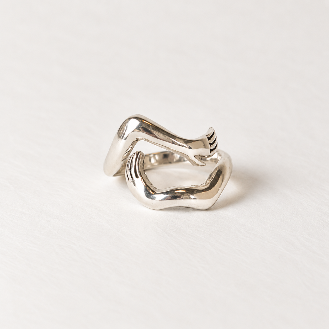HUG — Bague en argent 925