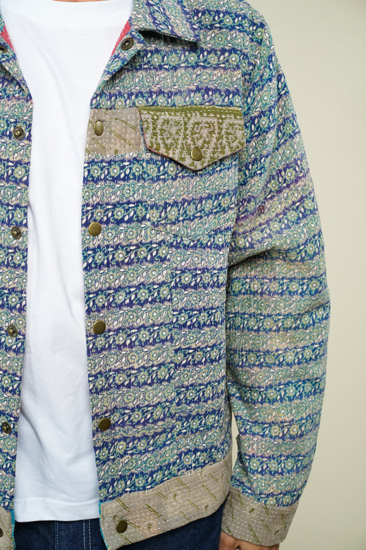 18. KANTHA DENIM JACKET M