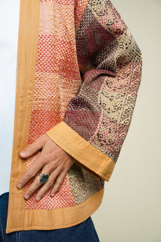 13. KIMONO KANTHA REVERSIBLE L/XL