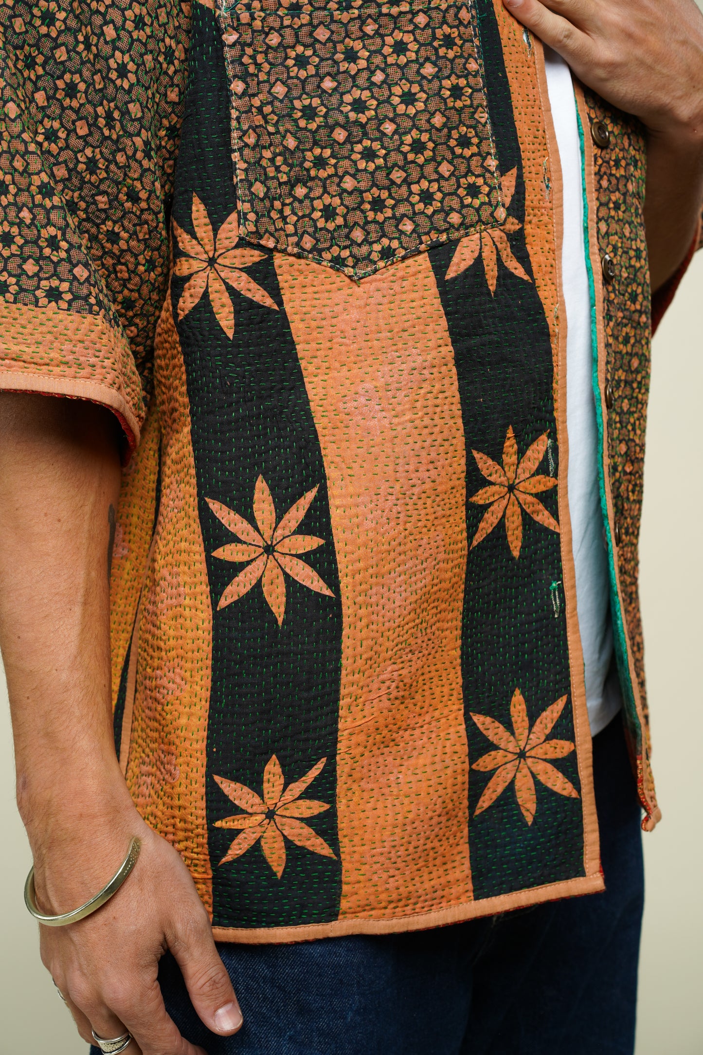 13. KANTHA SHIRT REVERSIBLE S