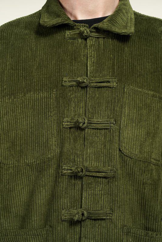 VESTE SHANGHAI VELOURS CORDUROY KAKI