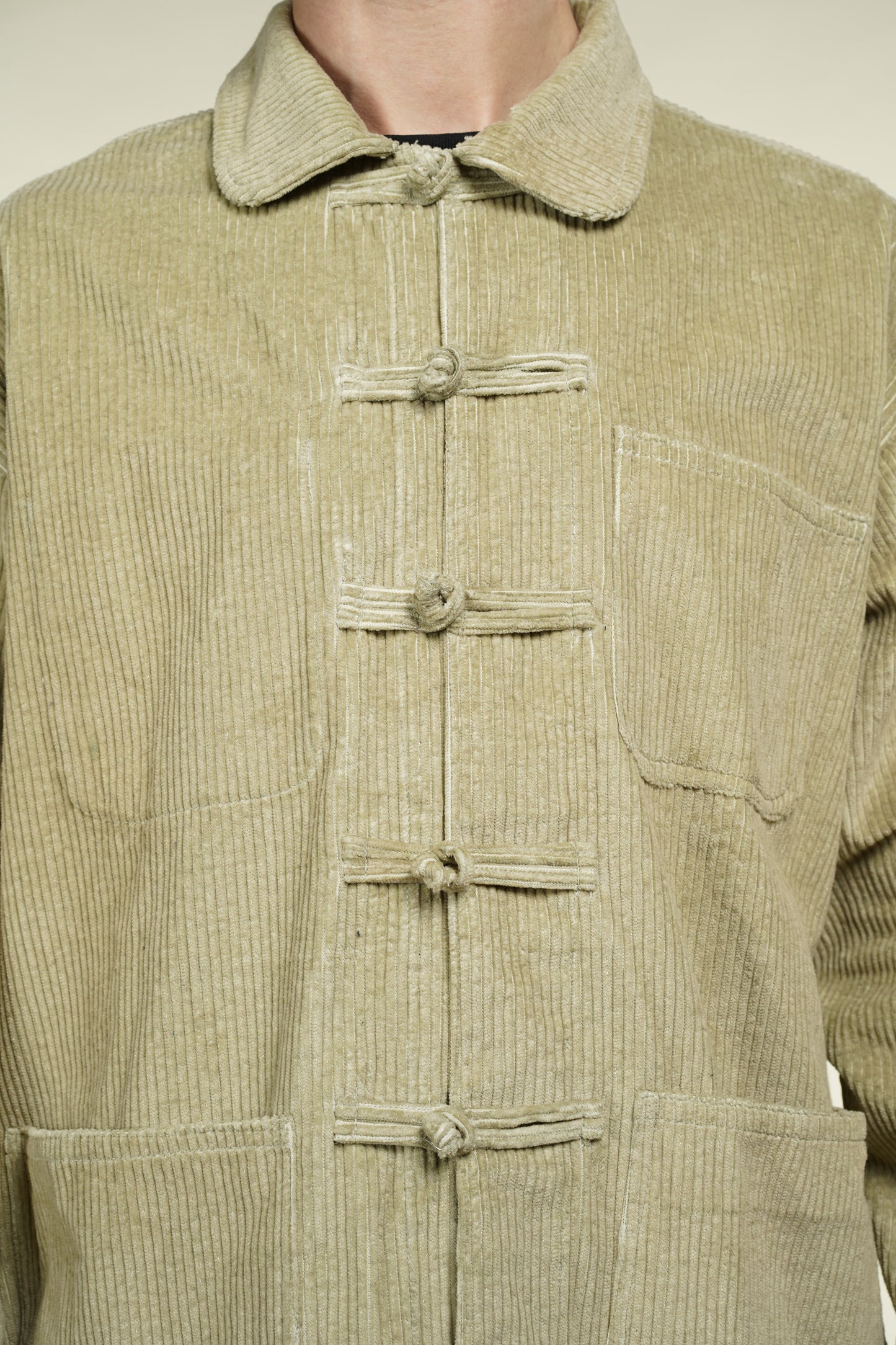 VESTE SHANGHAI VELOURS CORDUROY BEIGE