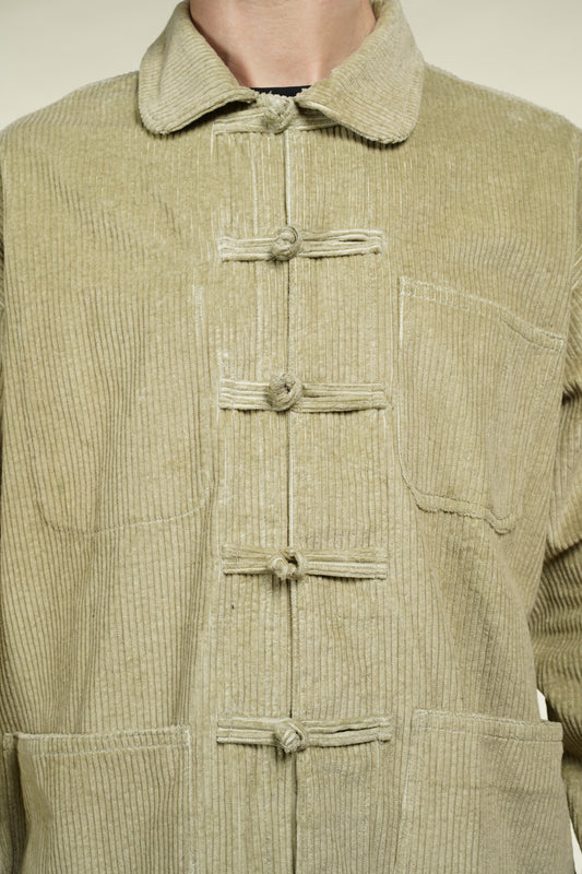 VESTE SHANGHAI VELOURS CORDUROY BEIGE