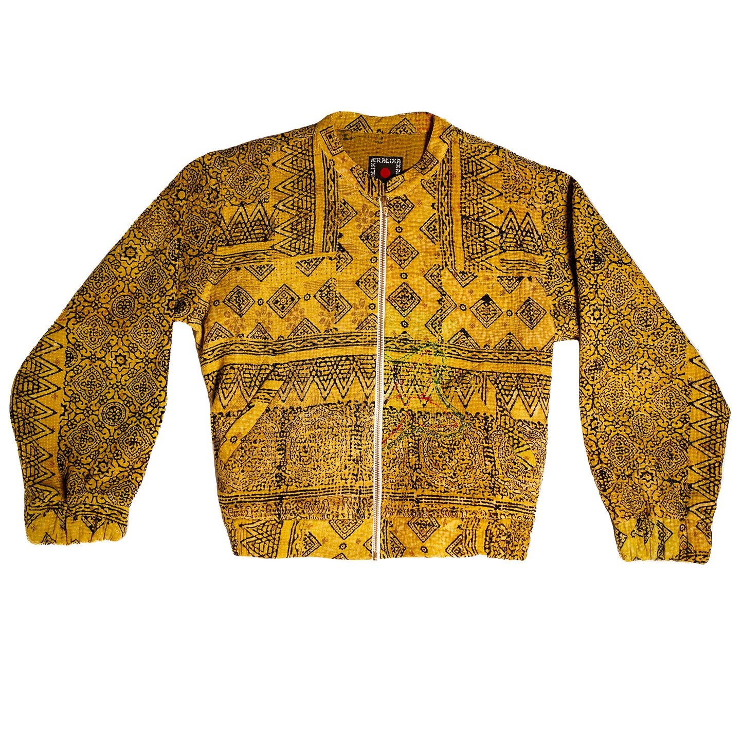 BOMBERS KANTHA AJRAK JAUNE