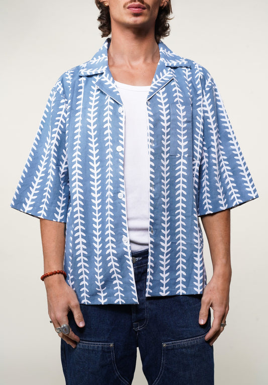 CHEMISE BLOCK PRINT OVERSIZE