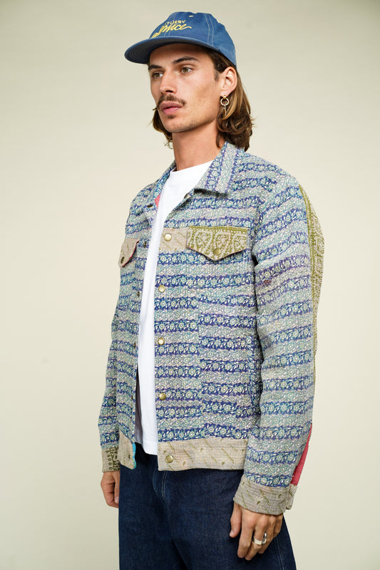 18. KANTHA DENIM JACKET M