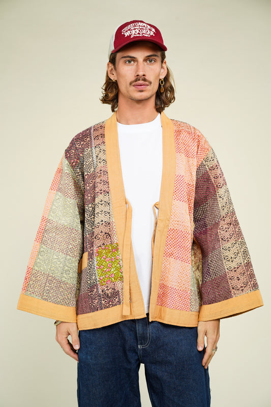 13. KIMONO KANTHA REVERSIBLE L/XL