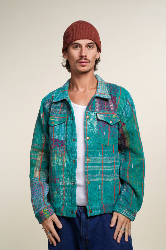 7. KANTHA DENIM JACKET L