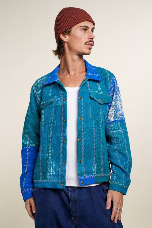 4. KANTHA DENIM JACKET M