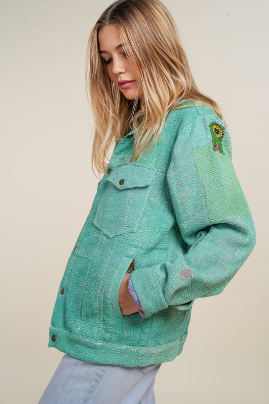 KANTHA DENIM JACKET 17