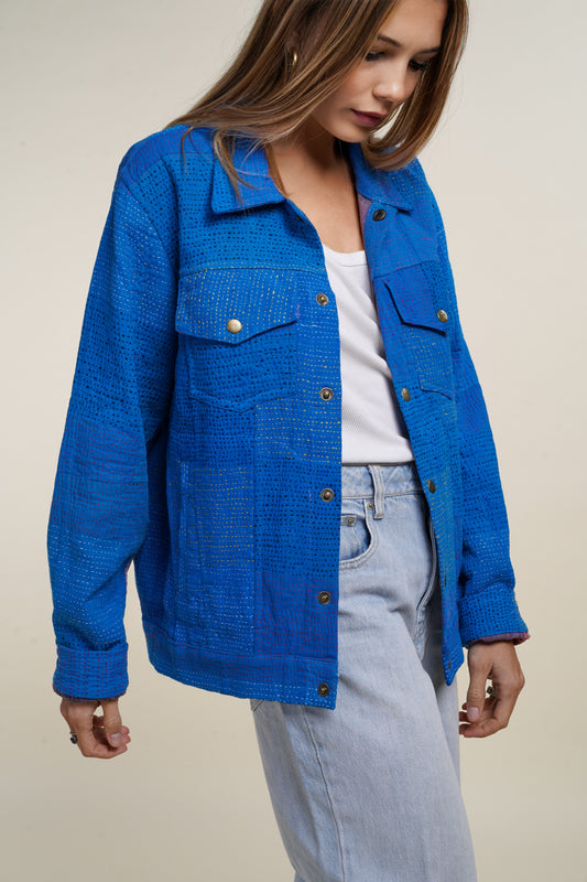 3. KANTHA DENIM JACKET S