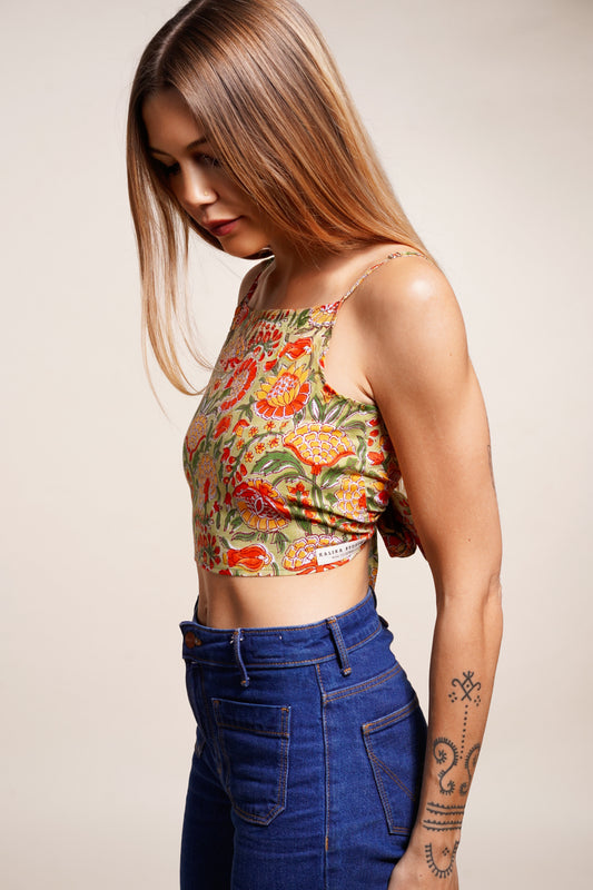 CROP TOP FLORAL